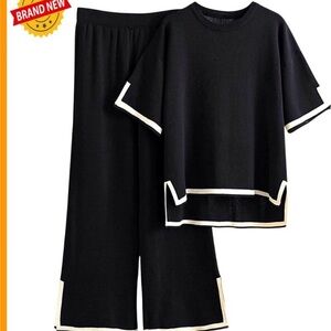 Brand new with tags - Black and White Two-Piece Set